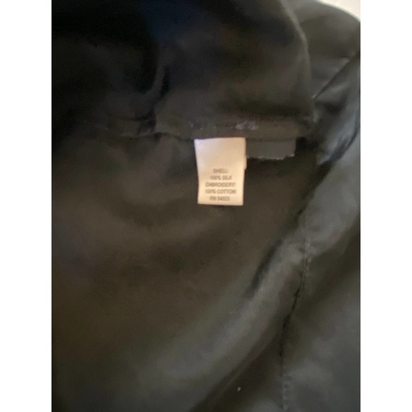 100% silk black slip dress by Banana Republic - Picture 4 of 8